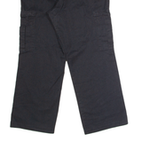DICKIES Workwear Cargo Mens Trousers Black Regular Straight W36 L30