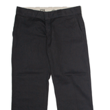DICKIES 774 Workwear Womens Twill Trousers Black Classic Straight W34 L28