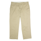 DICKIES Workwear Mens Twill Trousers Beige Regular Straight W40 L30