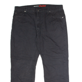 DICKIES Flex Workwear Mens Canvas Trousers Black Regular Straight W40 L30