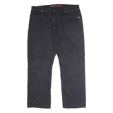 DICKIES Flex Workwear Mens Canvas Trousers Black Regular Straight W40 L30