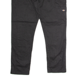 DICKIES Workwear Mens Twill Trousers Black Regular Skinny W40 L30