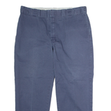 DICKIES 874 Workwear Mens Twill Trousers Blue Classic Straight W38 L28