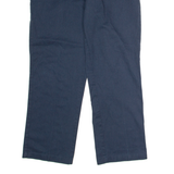DICKIES Flex Workwear Mens Trousers Blue Regular Straight W36 L30