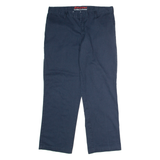 DICKIES Flex Workwear Mens Trousers Blue Regular Straight W36 L30