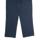 DICKIES Flex Workwear Mens Trousers Blue Regular Straight W36 L30