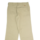 DICKIES Workwear Mens Trousers Beige Regular Straight W34 L32
