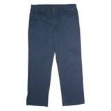 DICKIES Workwear Mens Trousers Blue Regular Straight W38 L32