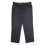DICKIES 874 Workwear Mens Twill Trousers Black Classic Straight W40 L32