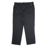 DICKIES 874 Workwear Mens Twill Trousers Black Classic Straight W40 L32
