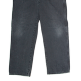 DICKIES Workwear Carpenter Mens Canvas Trousers Black Regular Straight W40 L32