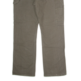 DICKIES Workwear Carpenter Mens Canvas Trousers Grey Regular Straight W38 L32