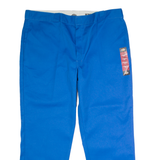 DICKIES 874 Workwear Mens Twill Trousers Blue Classic Straight W44 L30