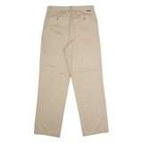 NAUTICA Clipper Chino Mens Twill Trousers Beige Regular Straight W32 L32
