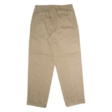 TOMMY HILFIGER Chino Mens Twill Trousers Beige Regular Straight W36 L32