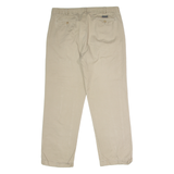 NAUTICA Chino Mens Twill Trousers Beige Regular Straight W38 L32