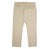 TOMMY HILFIGER Chino Mens Twill Trousers Beige Regular Straight W38 L30