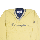 CHAMPION Mens Pullover Jacket Yellow 90s L