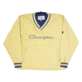 CHAMPION Mens Pullover Jacket Yellow 90s L