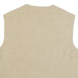 MANI Womens Blazer Waistcoat Brown 90s Paisley M