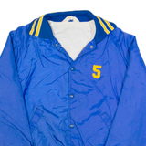 GEM SPORTSWEAR Oblong Sportswear Mens Varsity Jacket Blue 90s M