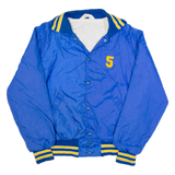 GEM SPORTSWEAR Oblong Sportswear Mens Varsity Jacket Blue 90s M