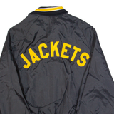 DON ALLESON Mens Varsity Jacket Black 90s S