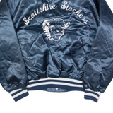 KING LOUIE Mens Varsity Jacket Blue 90s USA S