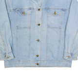 EUROPA Mens Denim Jacket Blue 90s L