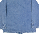 RUFF HEWN Mens Denim Jacket Blue 90s L