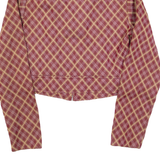Cropped Womens Jacket Red 90s Check S