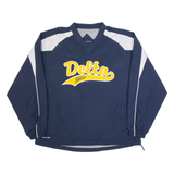 HOLLOWAY Delta Eagles Mens Pullover Jacket Blue 90s USA L