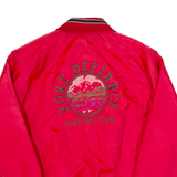 HOLLOWAY Fort Defiance Mens Varsity Jacket Red 90s XL