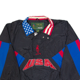 STARTER Atlanta Olympics 1996 Mens Pullover Jacket Black 90s USA L