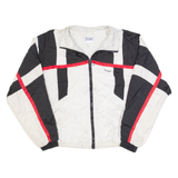 MACGREGOR Mens Shell Jacket White 90s Colourblock S