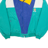 K-PRODUCTS Mens Jacket Blue Colourblock XL