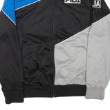 FILA Mens Track Jacket Grey Colourblock L