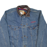 INTERNATIONAL DENIM Mens Blanket Lined Denim Jacket Blue XL