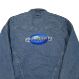 INTERNATIONAL DENIM Mens Blanket Lined Denim Jacket Blue XL