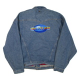 INTERNATIONAL DENIM Mens Blanket Lined Denim Jacket Blue XL