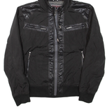 GUESS Mens Jacket Black Hooded XL