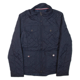 TOMMY HILFIGER Womens Quilted Jacket Blue M