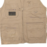 RUSTIC RIDGE Mens Gilet Brown M