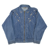 GABBY & CLAUDIA Womens Denim Jacket Blue L