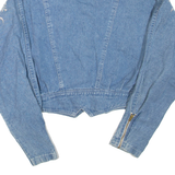 Cropped Womens Denim Jacket Blue L