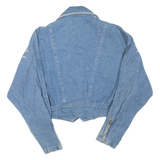 Cropped Womens Denim Jacket Blue L