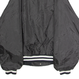 DUNBROOKE Versailles Glass Works Safe GTE 'J.Sutherland' Mens Bomber Jacket Black 90s USA L