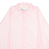 MASTERPIECE COLLECTION Mens Coach Jacket Pink Nylon 80s M
