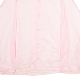 MASTERPIECE COLLECTION Mens Coach Jacket Pink Nylon 80s M