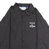 VOS SPORTS Karuma X Car Physics Mens Coach Jacket Black Nylon M